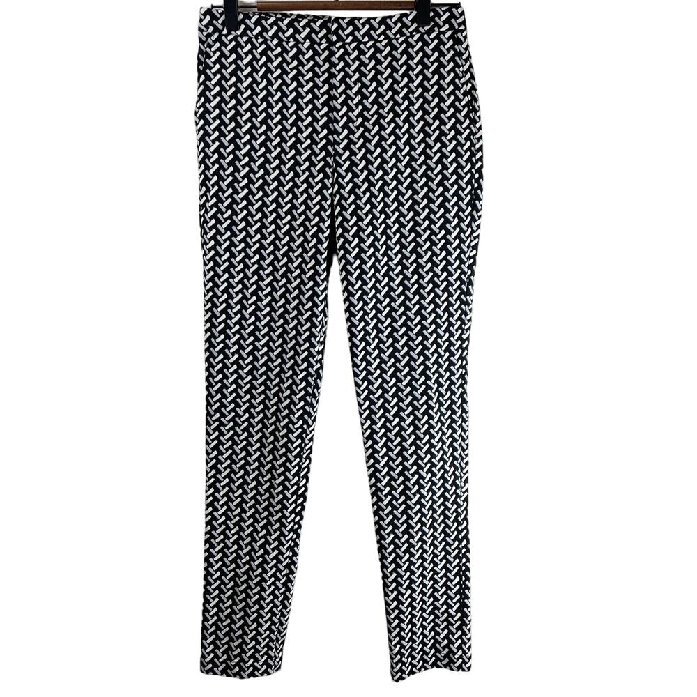 Opening Ceremony Pants Women 4 Black White Grey Pointe Slacks Career Preppy Y2K